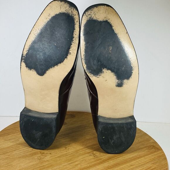 Weyenberg Mens Classic Leather Dress Shoe Size 9.5E Brown - Picture 7 of 7